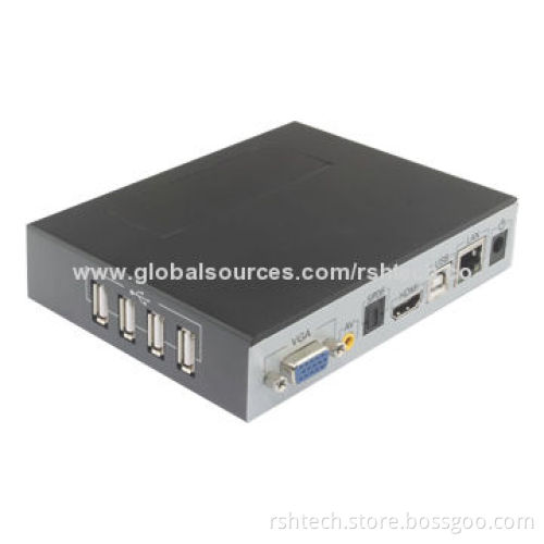 Android TV Box, Full HD Media Player 1,080P, Support 2.5-inch Data Hard Disk Connection